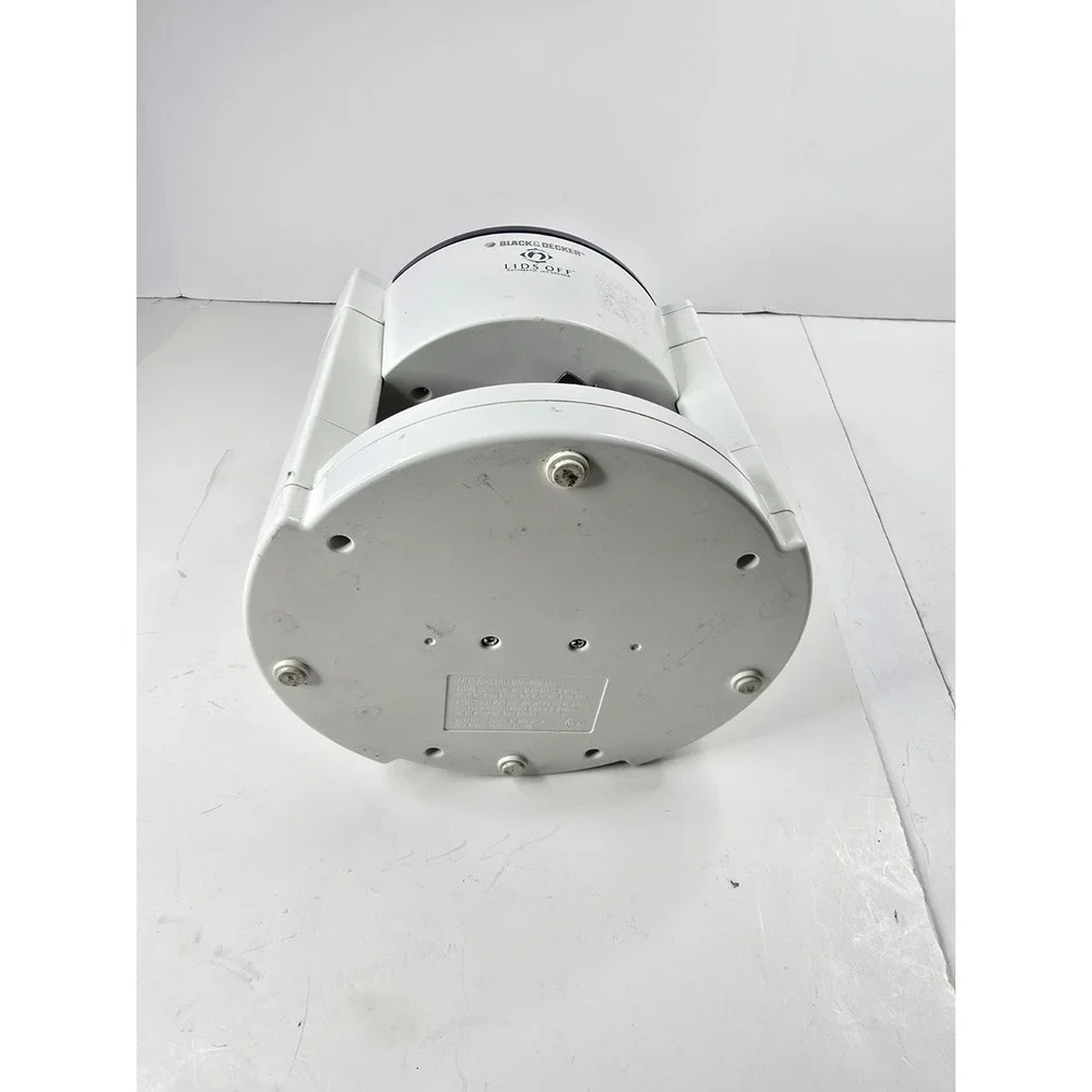 Black & Decker Lids Off Automatic Jar Opener‎ White Model JW200 Kitchen Food